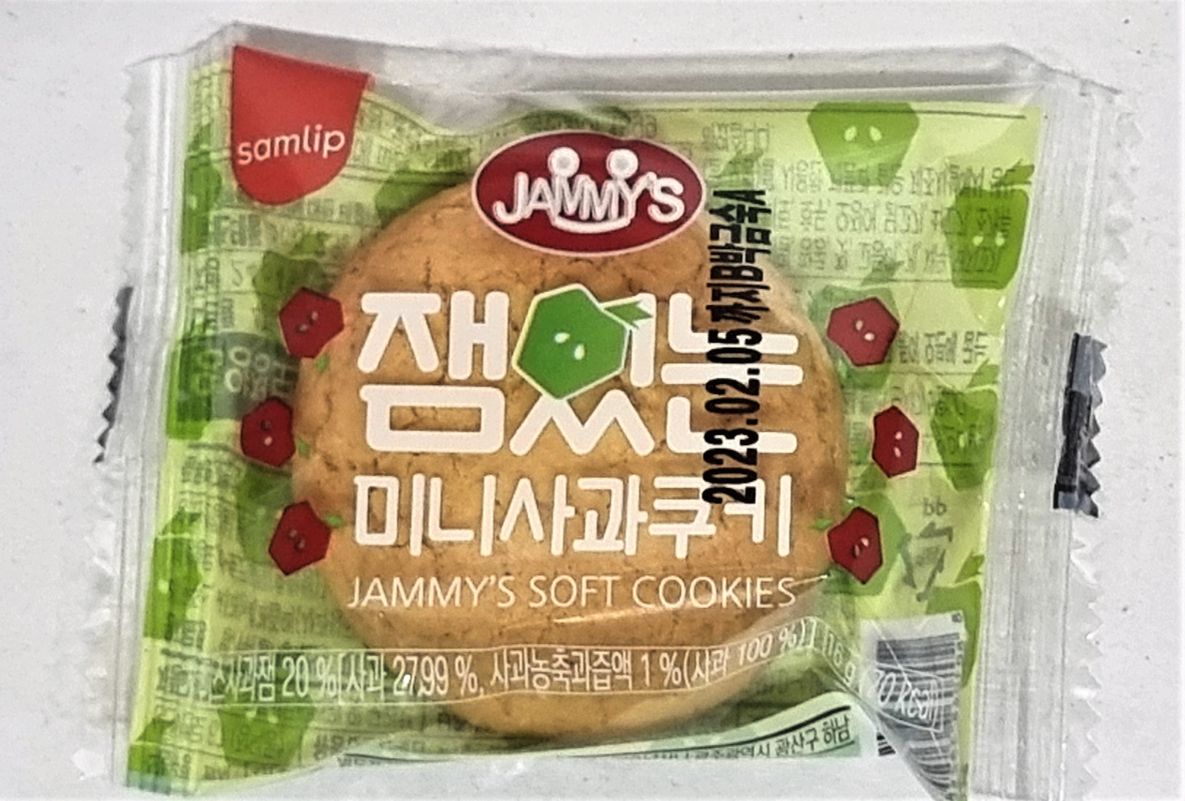 삼립 잼있는 미니사과쿠키 16gx100개