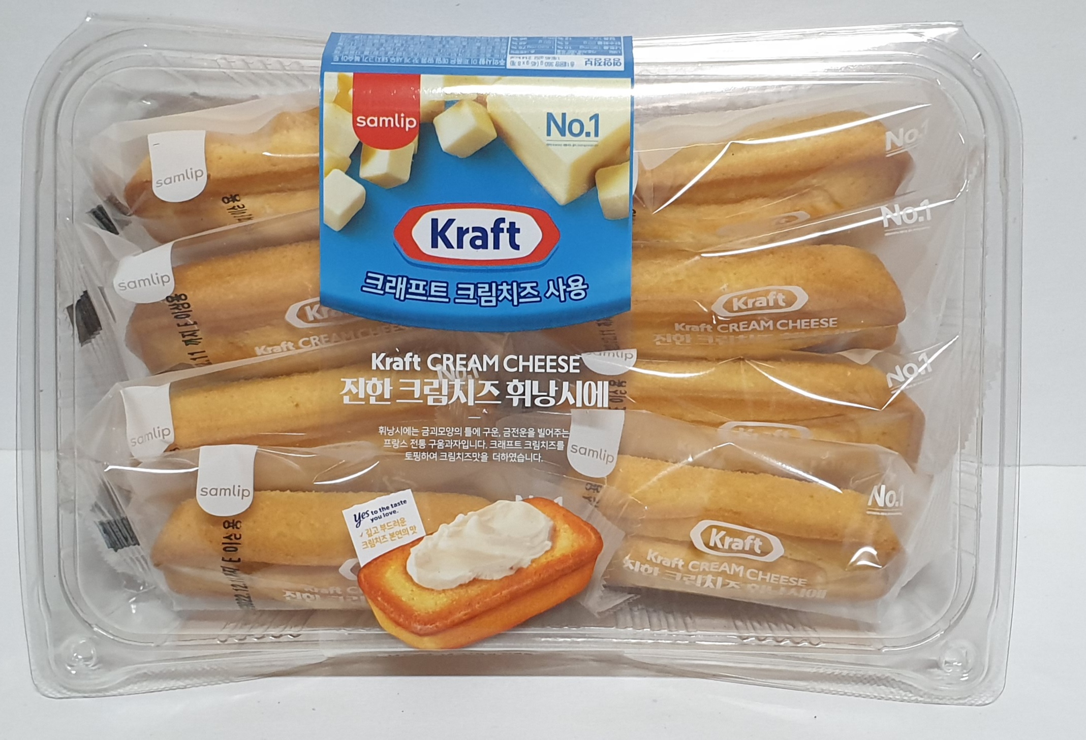 삼립 Kraft 진한 크림치즈 휘낭시에 (8개입)