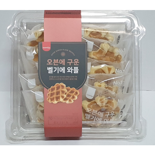 삼립 오븐에 구운 벨기에와플 35g x 10개입
