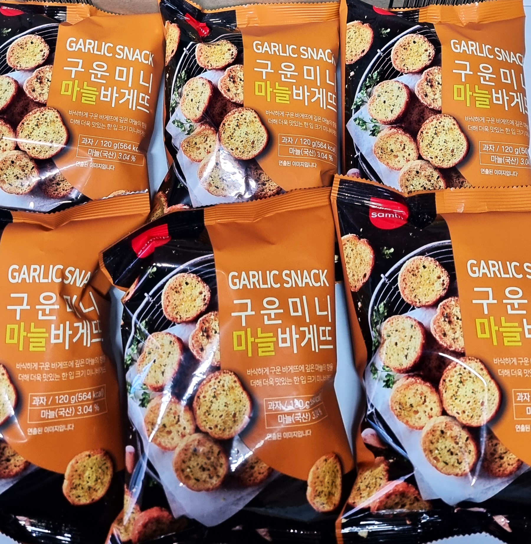 삼립 구운미니마늘바게트 120G 12봉