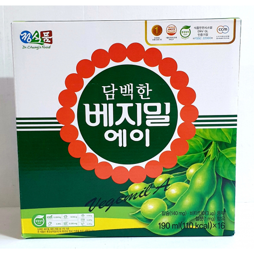 정식품 담백한 베지밀A 190ml 16팩