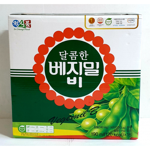 정식품 담백한 베지밀B 190ml 16팩